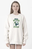 Popeye Best Pops Ever Beyaz Kadın 2ip Sweatshirt thumbnail 1
