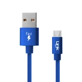 LinkTech K551 Micro USB Örgü Metal Başlı 1mt Şarj ve Data Kablosu thumbnail 7