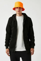 Fermuarlı Sweatshirt Kapşonlu thumbnail 7