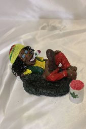 Küllük Muzip Kültablası Bob Marley Çiçek thumbnail 3