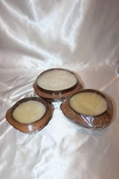Hindistan Cevizi Saksı Mum 3 lü set thumbnail 7