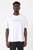 The Mentalist Lettern Beyaz Erkek Oversize Tshirt thumbnail 1