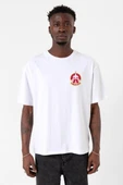 Top Gun Wingman Beyaz Erkek Oversize Tshirt thumbnail 1