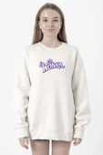 Willy Wonka Logo Beyaz Kadın 2ip Sweatshirt thumbnail 1