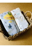 2 Adet Organik  Müslin Örtü Battaniye thumbnail 1