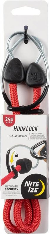 Nıte Ize Hooklock Locking Bungee Gergi Lastiği Kırmızı 61 Cm thumbnail 1