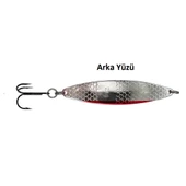 Hansen Pilgrim 7.8cm 18gr Silver/Red Lüfer-Levrek Kaşık thumbnail 2