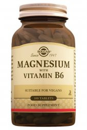 Solgar Magnesium with Vitamin B6 100 Tablet thumbnail 1