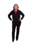 Siyah Kapüşonlu Unisex Sweat Hırka thumbnail 2