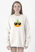 Cool Pumpkin Beyaz Kadın 2ip Sweatshirt thumbnail 1