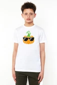 Cool Pumpkin Beyaz Çocuk Bisikletyaka Tshirt thumbnail 1