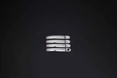 OMSA VW T5 Multivan Krom Deco Kapı Kolu 4 Kapı 1 Delik 2003 ve Sonrası thumbnail 1