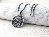 Viking Vegvisir 925 Ayar Gümüş Kolye thumbnail 3