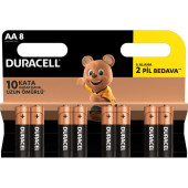 Duracell Alkalin Aa Kalem Piller 8 Adet thumbnail 1