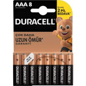 Duracell 8 Adet Aaa Ince Kalem Pil thumbnail 1