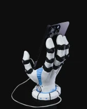 Android Robot Kol Telefon Tutucu-Şarj Bölmeli thumbnail 4