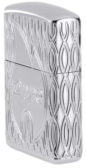 Zippo Armor Flame Polished Chrome Dizayn Çakmak thumbnail 6