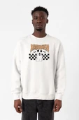 Halloween Mickey Ghost Beyaz Erkek 2ip Sweatshirt thumbnail 1
