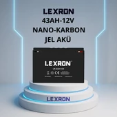 Lexron 12 volt 42 amper jel akü thumbnail 2