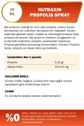 Nutraxin Propolis Boğaz Spreyi 30 ml thumbnail 3