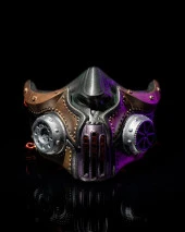 Steampunk Cadılar Bayramı Yüz Maskesi thumbnail 1