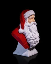 Noel Baba Büst-Yılbaşı Hediyesi-15 CM thumbnail 1