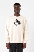 Monogatari Anime Suruga Monkey Symbol Ekru Erkek 2ip Sweatshirt thumbnail 1