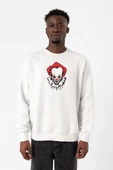 Pennywise Face Beyaz Erkek 2ip Sweatshirt thumbnail 1