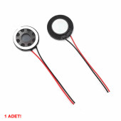 Hoparlör 1W 8ohm 20mm Yuvarlak 10cm Kablolu  Mini 2cm Speaker Ses Müzik Amfi Ürün Müze Otomobil Telefon Sesli thumbnail 2