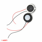 Hoparlör 1W 8ohm 20mm Yuvarlak 10cm Kablolu  Mini 2cm Speaker Ses Müzik Amfi Ürün Müze Otomobil Telefon Sesli thumbnail 5