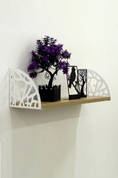 Erva Oval Raf Çatlak Desen 60cm Meşe thumbnail 2
