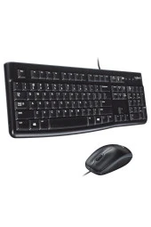 logitech  Mk120 Kablolu Q Tr Siyah Klavye Mouse Seti - Siyah thumbnail 1