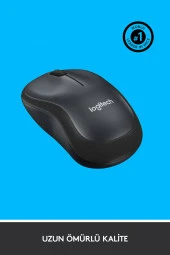 logitech  M221 Sessız Kablosuz Mouse 910-006510 Sıyah thumbnail 2