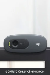 logitech  C270 HD 720p Mikrofonlu Web Kamerası - Siyah thumbnail 4