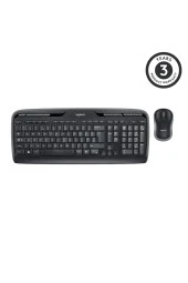 logitech  Mk330 Kablosuz Türkçe Q Klavye Mouse Seti - Siyah thumbnail 2