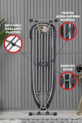 Devecioğlu Boldboard B14 Silver Serisi Ütü Masası thumbnail 5