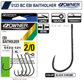 Owner 5123 Ebi Baitholder Black Chrome İğne thumbnail 1