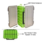 Shufa Lure Box Çift Taraflı Kutu 105mm - Yeşil thumbnail 3