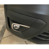 Renault Express Krom Sis Çerçevesi 2 Parça 2021+ Paslanmaz Çelik thumbnail 6