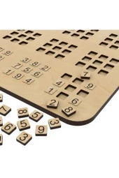 Ahşap Sudoku Oyunu 25*25 Cm thumbnail 3