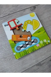 Mini Iş Makinesi Ahşap Puzzle thumbnail 2