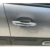 Citroen C3 Krom Kapı Kolu 4 Kapı 2017+ Paslanmaz Çelik thumbnail 6