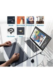 Huion HS610 10x6.25" Grafik Tablet thumbnail 4