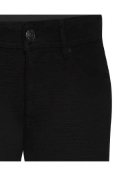 Süvari Slim Fit Gabardin Siyah Pantolon thumbnail 2
