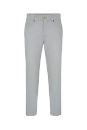 Süvari Slim Fit Gabardin Siyah Pantolon thumbnail 3