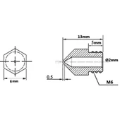 0.2 mk8 pirinç nozzle thumbnail 3