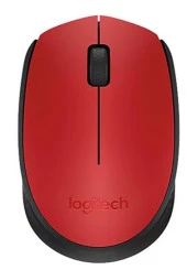 Logitech M171 USB Kırmızı Kablosuz Mouse thumbnail 1