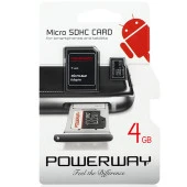 Powerway PWR-4 Micro 4GB Micro SD Hafıza Kartı thumbnail 1