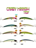 Fujin Crazy Minnow 110F 12gr Maket Balık thumbnail 1