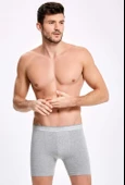 Likralı Uzun Erkek Boxer    3 Adet thumbnail 2